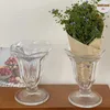 Kieliszki do wina królestwo nordyckie kwiat przezroczysty szklany szklany kawa Puchar śniadani