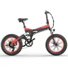 1000W4.0 Fat Tyre Men'swomen's Ebike 48V Lankeleisi قابلة للطي دراجة كهربائية جبلي