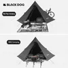 Blackdog Black Pyramid Tent Jupe avec neige PU3000mm MOT OUTDOOR Camping 150d Oxford Tissu Suncreen 240416 240426