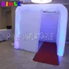 New design wedding party props cube inflatable photo booth with led strips inflatable photo studio for sale