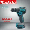 DDF487 Cordless Driver Drill 18V Lxt Borstless Motor Compact Big Torque Lithium Battery Electric Screwtriver Power Tool 240407