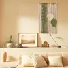 Wandteppiche Boho Tapestry Makrame Wanddekoration handgefertigte gewebte Quasten Baumwollseile Bohemian für Zuhause und Wohnungen Schlafzimmer