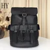 Designer Luxury New Large Fashion Men Leather Travel Bag hudson mens backpack Best quuality