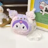 Plush Handbag Tie-dyed Women's My Melody Kuromi Plush Messenger Bag Cartoon Children's Bag Wholesale