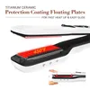Professional Hair Straightener Heating Combs Dual Voltage Curling Iron Steam Flat Wide Plates Tools 240423