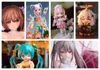 1000 typer mystery box anime figur kawaii flicka lycklig låda pvc action figur ornament leksaker 18 endast blinda låda leksaker 240420