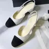 Dames designer sandalen sexy holle luxe modemerk grote zomer klassiek ontwerp fluweel splicing doek top banket dikke hakken sandalen aangepaste kleuren