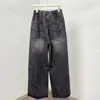 Jeans masculinos High Street Vintage Lavado Versátil Sweatsals Sweetwear calça calças roupas roupas de roupa