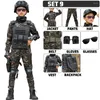 Running sets Kids Military Tactical Training Uniform Set Enfants Camouflage Pantals Top Pantal