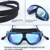 Yüzme Goggles Yakın Görüş Yüzme Goggles Anti Sis UV Reçete Yüzme Goggles Myopia Yüzme Gözlükleri 240422