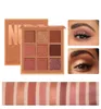 Mode Eye Shadow Palette 9 Kleuren Matte Oogschaduw Glitter Shade MakeUp Naakt Make set Korea Makeup Cosmetic9849680