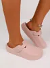 Spring Unisexe Nursing Slippers Chaussures Sandal Eva Women Garden Platform Plateforme Clogs 240407