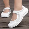 Buty swobodne modne oddychające wulkanizowane białe zapatillas Mujer Super Light Women Sneakers Flat