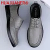 Casual Shoes British Style Men Mashing Hase Hase Hashing Wygodne niskie błyszczące klasyczne Oxfords