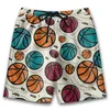 メンズショーツバスケットボール3Dプリントビーチボールスポーツスポーツショートパンツ男性服ファッションジャージーボーイトランクス男性バミューダズズボン