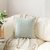 Pillow Mint Blue Abstract Modello Cover Cotone Boemia Decorazione di divano casa