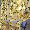 Decorazioni luci fate luci solari in acero ghirlanda esterna impermeabile 10 m/5m/2m lampada solare giardino natalizio giardino decorazione