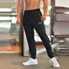 Mode ijzige gevoel joggers broek mannen spier fitness hardloop training sport snel droge gym trainingsbroek bodybuilding broeker 240412