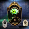 Noise Maker Halloween LED Light Turning Eyes Door Shelbell Decoration terrifiante Chambre Eyed Ghost House Trick Decora Drop Livrot Home Dhh5w