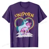 T-shirts masculins T-shirt Unicorn Citations drôles Humour Dictor Unicorns Gift Cotton Men T-shirts Unique Tops Ts Ts Fitted Casual T240425