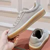 2024 Loro Simple Casual German Training Sneakers Mens And Womens Low Top Piana Tennis Shoes Cow Leather Deer Leather Upper Original Rubber Sole Outdoor Sports Shoes