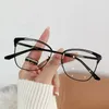 Retro Lady Cat Eye Glasses Frame Anti azul leve