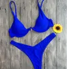 Menas de banho feminina Sexy de arame de duas peças para mulheres 2024 Caia alta Biquíni Suspender Volta de Backless Summer Beach Monikini