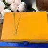 Designer Louies Vuttion Hangers Kettingen Nooit vervagen 18K Gold vergulde luxemerk Hanger Ketting Ketting Ketting Keten Juwelen Accessoires Geschenken Louiseviution Bag 626