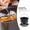 Opbergzakken 1 set luchtfriteuse pot cake pan non stick mand herbruikbare bakplaat