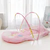 Babybett Moskitonetz tragbares faltbares Baby -Krippe Netting Polyester geboren für Sommerreisen Netting Spiel Zelt Kinder Bettzeug 240423
