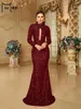 Casual jurken Missord Wine Mermaid Evening Vrouwen 2024 Elegante Turtleneck Turtleneck Cutout Bodycon Wedding Party Prom jurk jurk