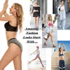 PALANDE DE FEMMES 7 PACK Coton Coton Sous-vêtements Femme Sexy Bikini Breaspable Dames Invisible Femmes Hipster