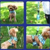 Dog Apparel Pet Dogs Adjustable Harness Small And Large Vest Strong Leash Leashes Reflective Drag Pull Tow
