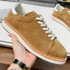 Alias Mae Men's Suede épais épaisse semelle à lacets Sneakers d'été 2024 Style italien Sports faits à la main décontractés et semelle épaisse