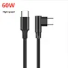 60W 1m 2m 3m snel opladen USB C tot USB-C PD Type C kabelstoffen Legering Kabels voor Samsung Galaxy S10 S23 S23 S23 S24 Utral Note 20 HTC LG Android Telefoon 15 15PRO 15PROMAX