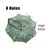 Accessories 612 Holes Automatic Fishing Net Nylon Foldable Catch Fish Trap Nets for Fish Shrimp Minnows Crab Cast Mesh Fishing Network Tool