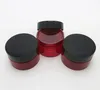 Opslagflessen 60 x 30 g rood lege draagbare Pet Skin Care Cream Jar met plastic deksels Plaats 1oz cosmetische container