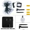 Decoraties 60 LED Solar Fairy Lights Outdoor LED Solar String Lampen 11m Waterdicht 8 Modi voor Tree Christmas Decoration Party Decor Garden