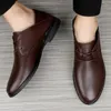 Casual Shoes Men orygine skórzane miękkie męskie Oxfordowie oddychające koronkowe mokasyny męskie sukienka ślubna włoska włoska