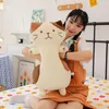 Vendre 1 mètre Géant Géant Biscuit Cat Cat Plux de jouets pour décoration de maison Cadeau d'anniversaire pour enfants Poupée anime de sommeil confortable 240424