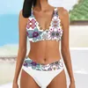 Swimwear femminile Volalo 2024 Bikini High Bikini Sexy Swimsuit Women Push Up Bareding Set Set 5xl Beach Swimming