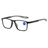 Solglasögon Ultra Light Sports Anti Blue Presbyopia Glass för herrarnas högupplösta medelålders och äldre