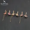 Stud Earrings Xuping Jewelry Arrival Fashion Trendy Heart Women Crystal Earring With Gold Plated X000680580