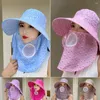 Bérets Face and Neck Sunhat Fashion Wide Brim UV Protection Hat Sun Outdoor