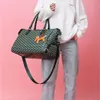 Varm försäljning Anpassad stor förvaring Duffel Bag Pu Fashion Läder Tote Bag Outdoor Gym Handväska för kvinnor