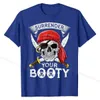 Herr t-shirts överlämna din byte t-shirt pirate skalle roliga roger toppar ts heta försäljning cool bomullsmän tshirts cool t240425