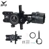 Arrow łucznictwo Compound Bow Sight 4x/6x/8x soczewki aluminium aluminium na zewnątrz polowanie na strzelanie strzałki akcesoria sportowe