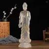 Dekoracyjne figurki Buddha Statua Amitabha Tybetańskie szkło wodne stojąca shakyamuni oferta gospodarstwa domowego Partia fabryczna