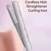 Hair Iron sans fil sans lisseur lisseur Mini outils de style curling professionnel 240423