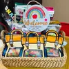 20pcs 50pcs Plastik tragbare Cartoon Schoolbags Süßigkeiten Snack Versiegelung Taschen Hochzeit Kindergeburtstagsfeier kreative Geschenktüte 240426